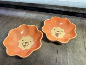 * collector worth seeing!! mister Donutponte lion deep plate orange not for sale interior small plate small bowl tableware collection stylish Tu092616