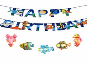 バースデー バルーン 魚 サメ 海の生き物 誕生日 バルーン 誕生日 風船 男の子