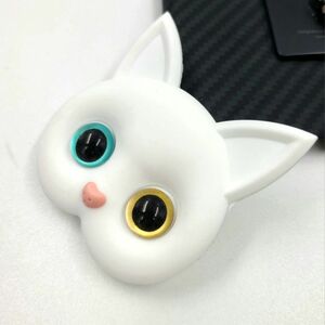 スマホホルダー グリップトック 猫 白ねこ オッドアイ 新品未使用