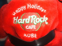 レア！HARD ROCK CAFE KOBEハードロック カフェ 神戸 ×HERRINGTON TEDDY BEARS ハリントン テディ ベアのクリスマステディベア_画像5