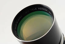 ★ Minolta ミノルタ MC Tele Rokkor-PF 135mm f/2.8 Manual Focus Telephoto Lens キャップ付 ★ #S024_画像10