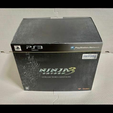 PS3　忍者外伝３　コレクターズ　エディション　NINJA　GAIDEN　３　COLLECTORS　PLAY STATION 3　フィギュア美品　サントラ未開封