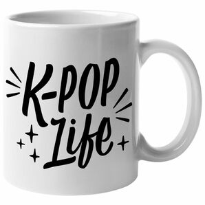 マグカップ 白 11oz 325ml 磁器 陶磁器 音楽 韓国ドラマ Kポップ K-pop K-drama #1077274