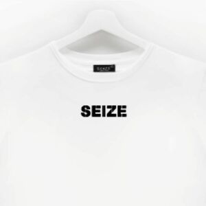 ハイストリート系ファッションブランド SEIZE ST107 Tシャツ メンズ レディース ホワイト Mサイズ