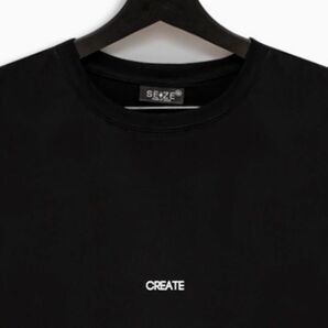 ハイストリート系ファッションブランド SEIZE ST100 Tシャツ メンズ レディース ブラック Mサイズ