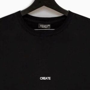 ハイストリート系ファッションブランド SEIZE ST100 Tシャツ メンズ レディース ブラック Lサイズ