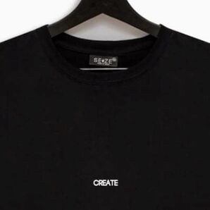 ハイストリート系ファッションブランド SEIZE ST100 Tシャツ メンズ レディース ブラック Lサイズ