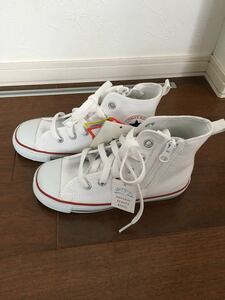 新品 オールスター コンバース キッズ ハイカット ホワイト コーデ ALL STAR converse