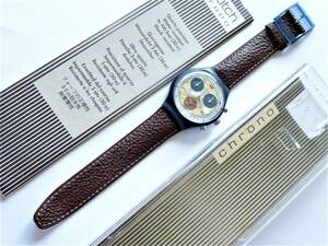 未使用電池交換済 稼働中 スウォッチ Swatch 1996年モデル SMOKEY 品番SCN118 スモールタイプの３針部が球面形状