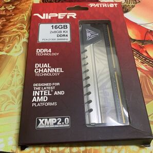【片方ジャンク】Patriot Memory Viper Elite Series DDR4 2666MHz PC4-21300 16GBキット (2 x 8GB) デスクトップ用メモリ PVE416G266C6KGY
