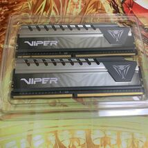 【片方ジャンク】Patriot Memory Viper Elite Series DDR4 2666MHz PC4-21300 16GBキット (2 x 8GB) デスクトップ用メモリ PVE416G266C6KGY_画像3