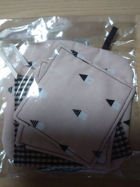未使用ハンドメイド作家さんのコースターとポットマットセット