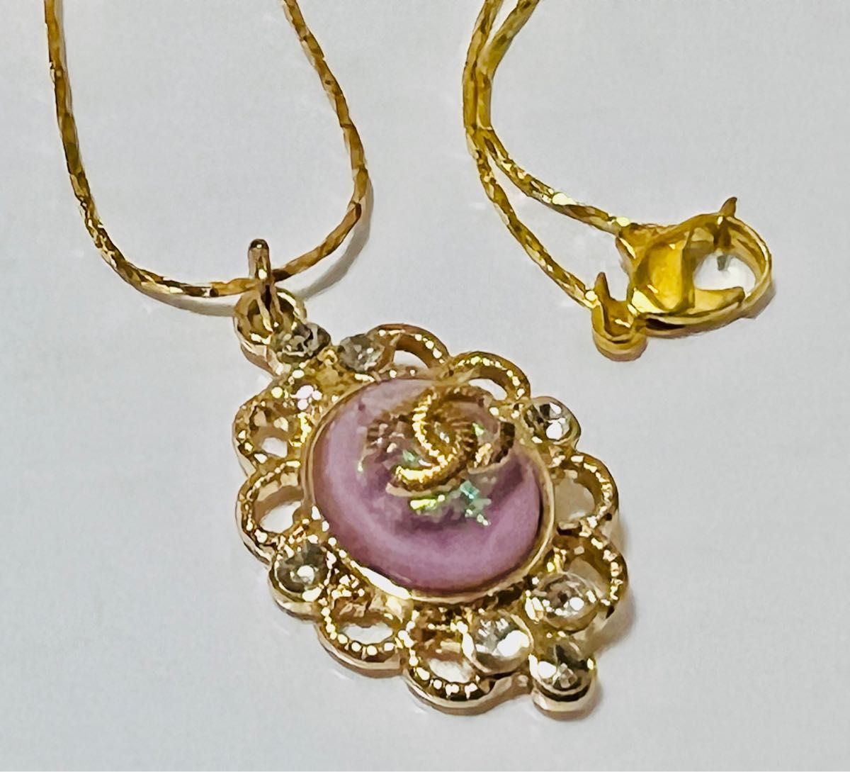 シャネル CHANEL プレート ネックレス シルバー 99A 1999秋冬|PayPay