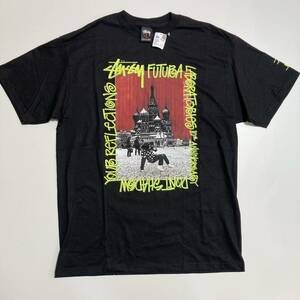 デッドストック　オールド　ステューシー STUSSY 未使用　Tシャツ　検◆ 00s 90s 年代　L ビンテージ　FUTURA フューチュラ LABORATORIES