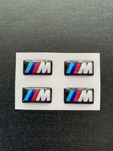 【4個セット】BMW/3D/Mホイールエンブレム /ホイールステッカー/Mパフォーマンス/E36E46E39E90M3M5M等/定型郵便・送料無料