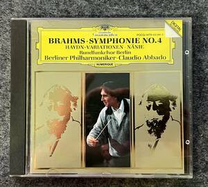 CLAUDIO ABBADO - BRAHMS ; SYMPHONIE NO.4 GRAMMOPHON/ポリドール