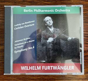 WILHELM FURTWANGLER - BEETHOVEN ; CORIOLAN, BRAHMS ; SYMPHONY NO.4 他 Grnd Slam