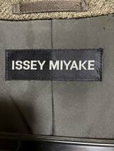 ISSEY MIYAKE MEN しわ加工　ウールシルクジャケット_画像5