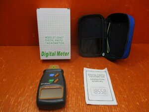 [S] digital meter DT-2234C+ contactless Laser high speed rotation measurement digital LCD Laser battery type secondhand goods 