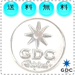 GDC ジーディーシー アイコンピンバッチ シルバー 銀 ブローチ ロゴ ボタンバッジ メンズ レディース 送料無料