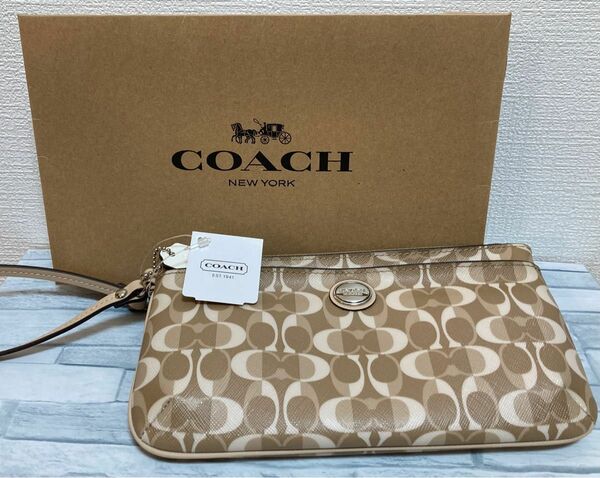 未使用　コーチ COACH 財布　ポーチ