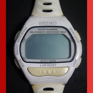 セイコー SEIKO スーパーランナーズ SUPER RUNNERS デジタル 純正ベルト S650-4000 男性用 メンズ 腕時計 V885の画像1