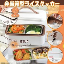 ●未使用 レッドスパイス 弁当箱型ライスクッカー RS-E1493 弁当箱炊飯器 1合炊き 0.5合 ハンディ炊飯器_画像1