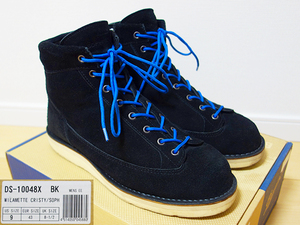 ◆ 美中古 SOPHNET. × DANNER SIDE ZIP MOUNTAIN BOOTS 9 27cm Black ◆ ソフネット ダナー サイドジップ マウンテンブーツ ブラック 黒