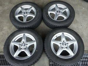 2210-310　VIOLENTO　アルミホイール＆スタッドレスタイヤ　195/65R15　2018年　4本セット