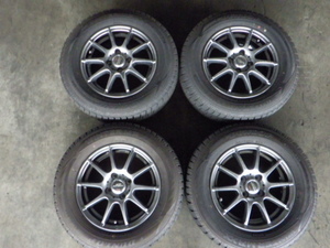 2210-372　A-TECH　アルミホイール＆スタッドレスタイヤ　185/70R14　2020年　4本セット