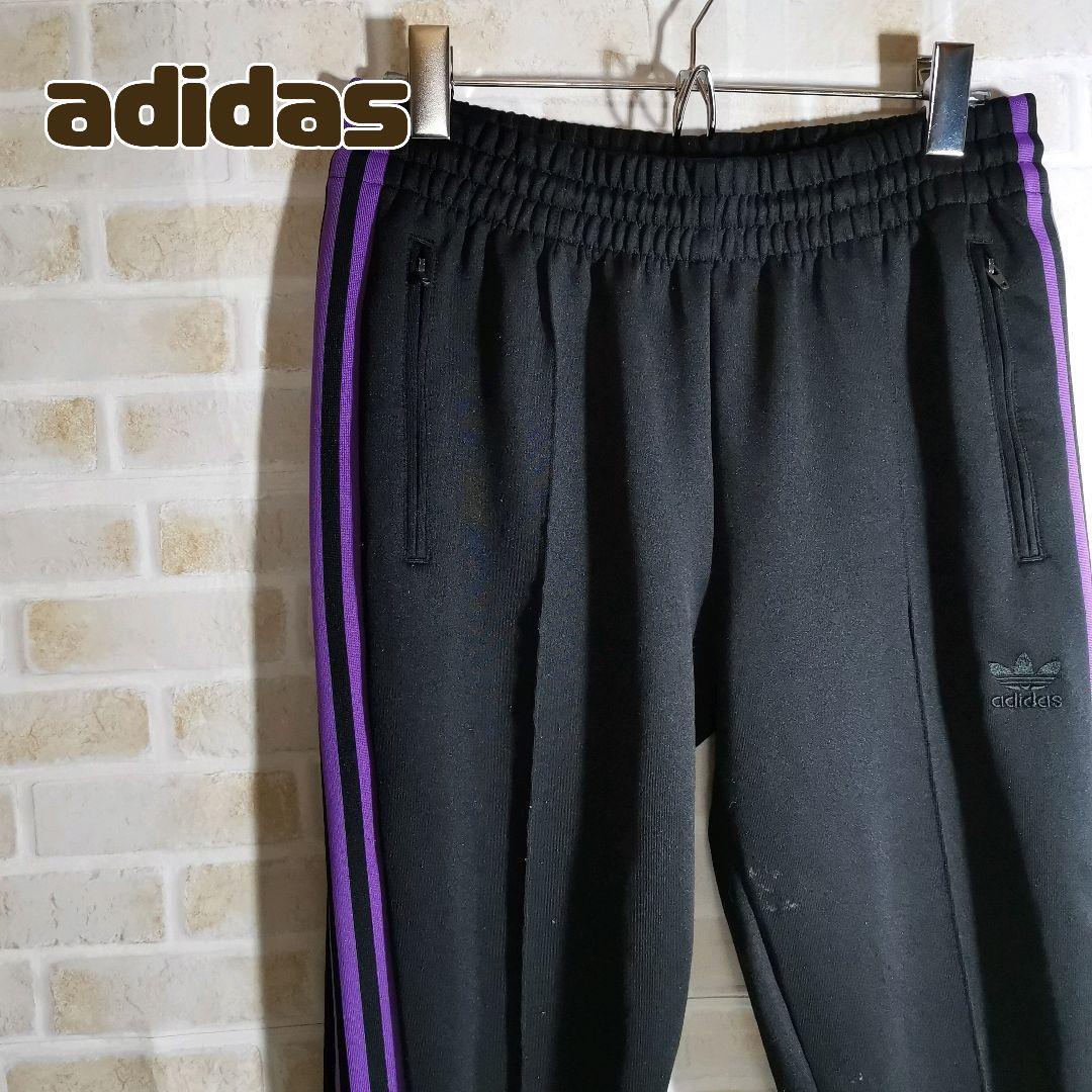 激レア 4XL adidas アディダス トラックパンツ ブラウン ゴールド 茶