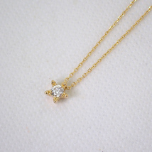 【中古】Star Jewelry/スタージュエリー K18 ダイヤモンド ネックレス/ペンダント[g127-33］_画像6