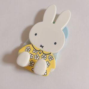 新品》ミッフィーのスマホ／タブレットスタンド　花柄イエロー　miffy