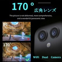 Wi-Fi HD 4K デュアルレンズ カメラ 