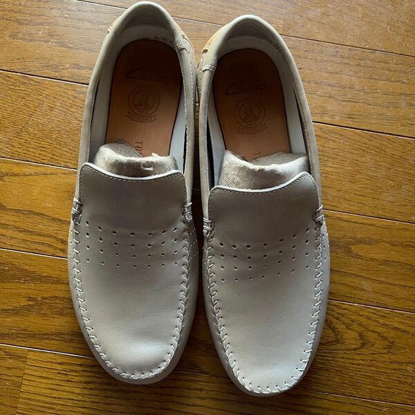 美品 Clarks クラークス　革靴 ローファー　スリッポン　26.0cm Trimocc Sun