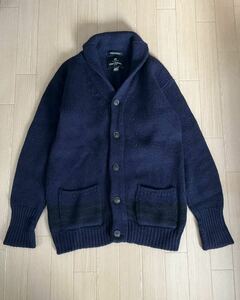 Nigel Cabournnai gel ke-bonKnit knitted knitted cardigan cardigan knitted jacket shawl color Margaret Howell 