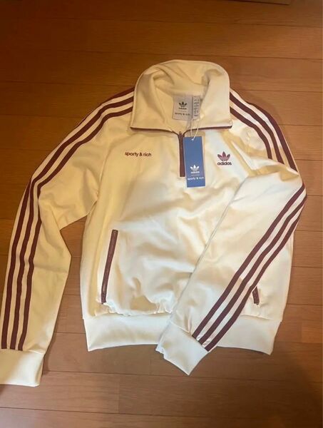 新品 ADIDAS sporty&rich ハーフジップ ジャージ M