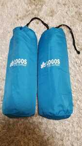 【LOGOS（ロゴス）】2個セット コンパクトインフレーターまくら ピロー 枕 キャンプ アウトドア