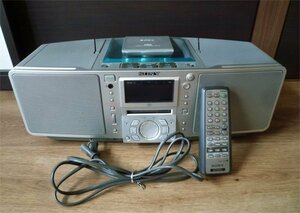 ★SONY ZS-M50 パーソナルMDシステム CD/MDプレーヤー 　アダプター　リモコン　長期保管品