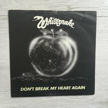 WHITESNAKE DON'T BREAK MY HEART AGAIN UK盤_画像1