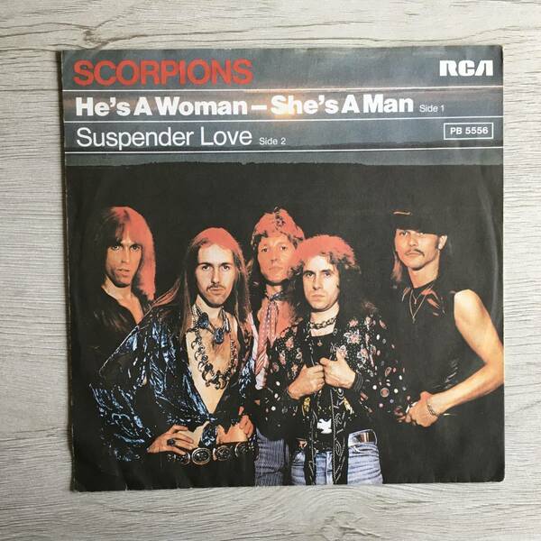 SCORPIONS HE'S A WOMAN SHE'S A MAN ドイツ盤