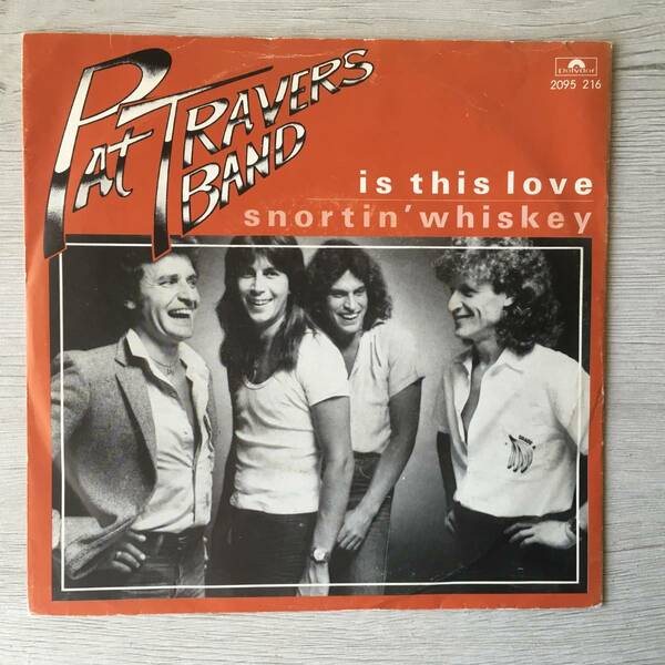 PAT TRAVERS BAND IS THIS LOVE オランダ盤　WHITESNAKE TOMMY ALDRICH