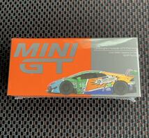 1/64　MINI-GT　ランボルギーニ ウラカン GT3 EVO IMSA デイトナ24時間 2020 #19 GEAR Racing 左ハンドル MGT00552　★ MINI GT ミニカー_画像1