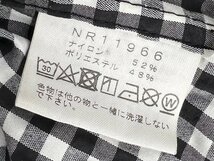 THE NORTH FACE ノースフェイス 「ロングスリーブ ヒデンバリー シャツ」 ストレッチ ナイロン ギンガム チェック ボタンダウン 撥水 XL 黒_画像7