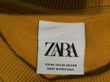 ☆ザラ【ZARA】スウェット プルオーバー 前V トレーナー シャツ EUR/M USA/M MEX/40 黄土系_画像6