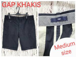 ★送料無料★ GAP KHAKIS チノパン ギャップ ハーフパンツ メンズ ショーツ ネイビー Medium