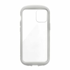 新品 iPhone 12 mini 耐衝撃ハイブリッドケースPALLET CLEAR Flatライトグレー