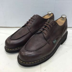 【Paraboot パラブーツ】4250 CHAMBORD シャンボード UK9.5 フランス製 ブラウン レザー シューツリー付 2309oki