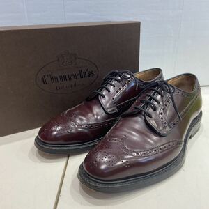 【Church's チャーチ】GRAFTON 173 ドレスシューズ ウィングチップ イングランド製 070 バーガンディ レザー 2309oki