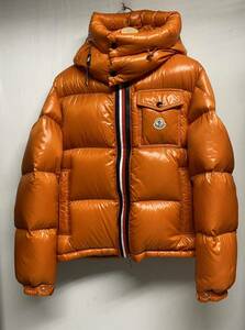 【MONCLER モンクレール 】D2091418030 ダウンジャケット 2【M相当】ポリエステル オレンジ メンズ2309oki